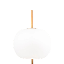 Perenz Classic White/Brushed Gold Lampada a Sospensione 30cm