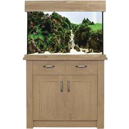 AquaOne Oak style aquarium aqua one yorkshire oak fish tank