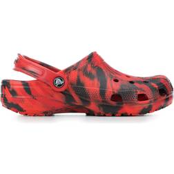 Crocs Classic Marbled Tie Dye Clog - Pepper/Black