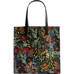 Ted Baker Beikon Painted Floral Print Large Icon Bag - Black