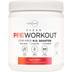 Type Zero Clean Pre Workout Fruit Punch