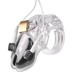 Brutus Volt Cage Electro Chastity Cage Clear