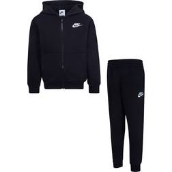 Nike Kid's Full-Zip Club Hoodie Set 2-piece - Black