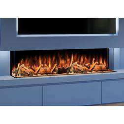 Evolution 1300 Advance Series 3 sided Electric Fireplace white 60.0 H x 150.0 W x 35.5 D cm