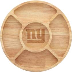 The Memory Company New York Giants Wood Chip & Dip Serving Tray 12"