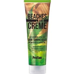 Pro Tan Beaches & Créme Fast Absorbing Ultra Rich Dark Tanning Gelée 250ml