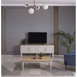 JVMoebel Gray Fernsehschrank 180x67cm 2Stk.