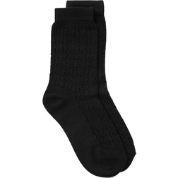 Stockh lm Studio Modal Lace Sock - Black