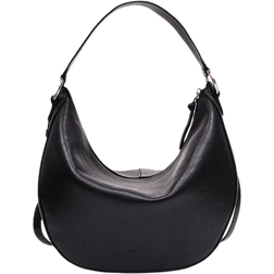 Adax Portofino Shoulder Lotte Bag - Black