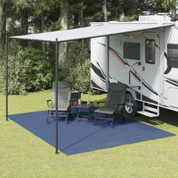Homie vidaXL Tent Carpet Blue 4 x 3 m