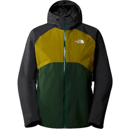 The North Face Men's Stratos Hooded Jacket - Pine Needle/Sulphur Moss/Grey