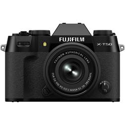 Fujifilm X-T50 Mirrorless Digital Camera XC15-45mmF3.5-5.6 OIS PZ Lens Kit Black