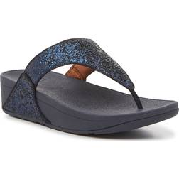 Fitflop Â Lulu Sequined Toe-Post Sandal Blue