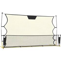 vidaXL Football Rebounder Net Portable with Carrying Bag