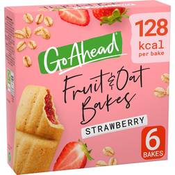 McVitie's Go Ahead 6 Fruit & Oat Bakes Strawberry 210g 210g