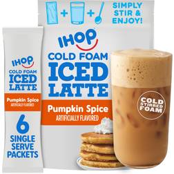 IHOP Pumpkin Spice Iced Latte with Cold Foam 5.8oz 6