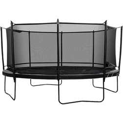 North Trampoline Explorer Oval 420 Black with Safety Net