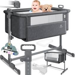 Kesser Hubi 3in1 Lettino Da Viaggio Con Materasso Morbido Con Ruote Regolazione 0.4x0.4"