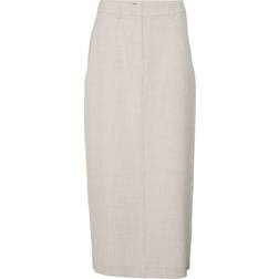 Vero Moda Cassidy Long Skirt - Grey/Vapor Blue