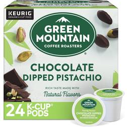 Keurig Green Mountain Coffee Roasters Chocolate Dipped Pistachio Coffee 7.9oz 24pcs 1pack