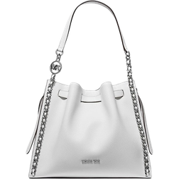 Michael Kors Mina Large Chain Shoulder Bag - Optic White