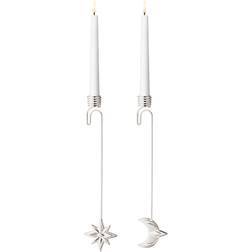 Georg Jensen Candelabro Luna Y Estrella 2024 Chapado En Paladio