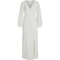 Vila Long Sleeved Maxi Dress - Cloud Dancer