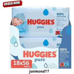 Huggies Pure Baby Wipes 1008pcs