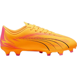 Puma Junior Ultra Play FG/AG - Sun Stream/Black/Sunset Glow