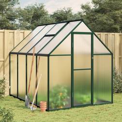 vidaXL Greenhouse with Base Frame Aluminum Polycarbonate