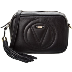 Valentino Lena Leather Shoulder Bag - Black