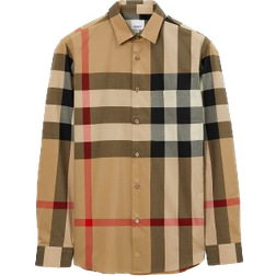 Burberry Check Cotton Shirt - Archive Beige