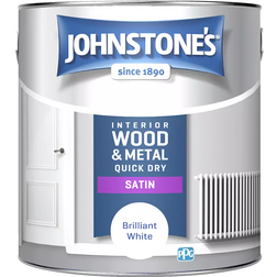 Quick Dry Satin Wood Paint Brilliant White 2.5L