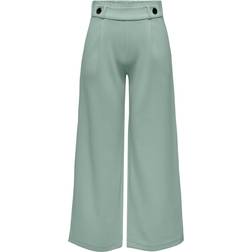 Only Wide Trousers - Grey/Chinois Green