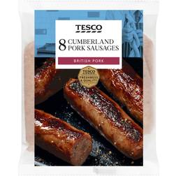 Tesco British Cumberland Sausages 8 Pack 454g 8pack