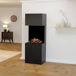 Glow Fire Beethoven Elektrokamin Grauton Opti-Myst Cassette 600 mit Holzdekoration
