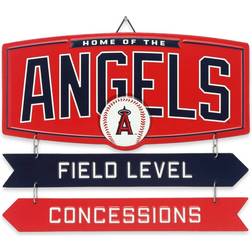 MLB Los Angeles Angels 11.8''x14.7'' Field Metal Sign