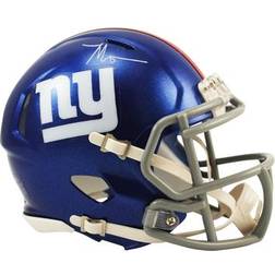 Fanatics Authentic Malik Nabers New York Giants Autographed 2024 NFL Draft First Round Pick Riddell Speed Mini Helmet