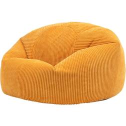 ICON Jumbo Cord Comfortable Lounging Ochre Yellow Bean Bag