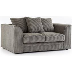 Furniture 786 Chicago Jumbo Grey Sofa 155cm 3 Seater