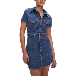 Good American Fit For Success Mini Dress - Indigo