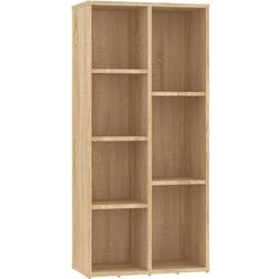 vidaXL Scandinavian Style Brown/Sonoma Oak Bücherregal 106cm