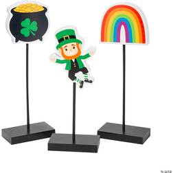 Fun Express Table Decorations St. Patrick’s Day Pedestal 3-pack