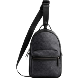 Coach Charter Pack Made From Signature Canvas - Anthracite