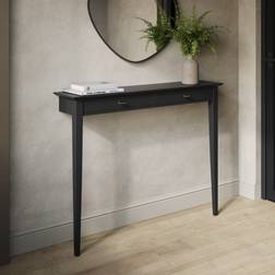 Noa Small & Narrow Black Console Table
