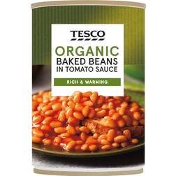 Tesco Organic Baked Beans In Tomato Sauce 420g 1pack