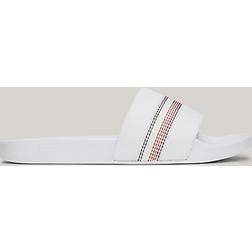 Tommy Hilfiger Pool Slides - White