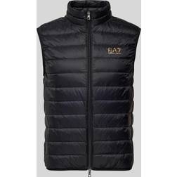 EA7 Emporio Armani Logo Down Vest - Black