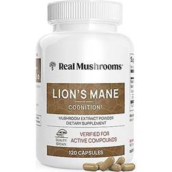Real Mushrooms Lion’s Mane Mushroom Extract 120 pcs