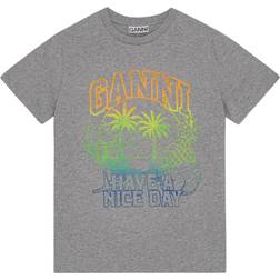 Ganni Basic Jersey Holiday Relaxed Tshir Dam Kortärmade T-shirts
